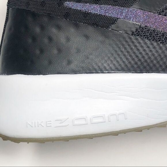 NIKE | Women’s Air Zoom Strong Black & Metallic Purple 9 - Picture 10 of 11
